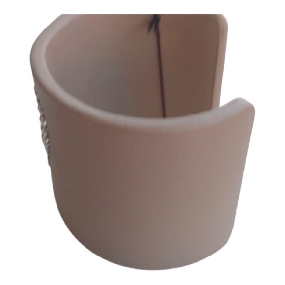 Paparazzi Tan Bracelet with Silver Heart Design - Picture 3 of 4